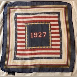 FURLA 1927 Star & Stripes Scarf With the COA